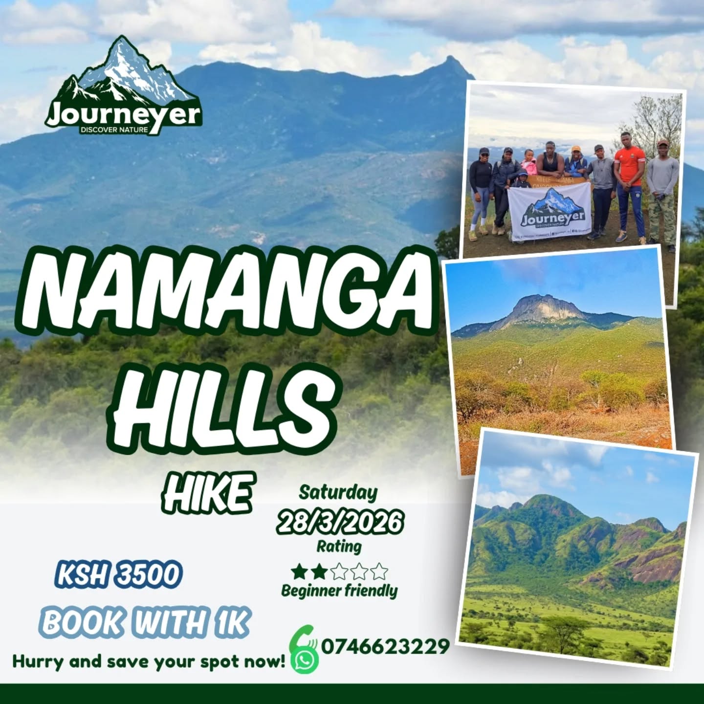 Namanga Hills (Ol Donyo Orok) Hike