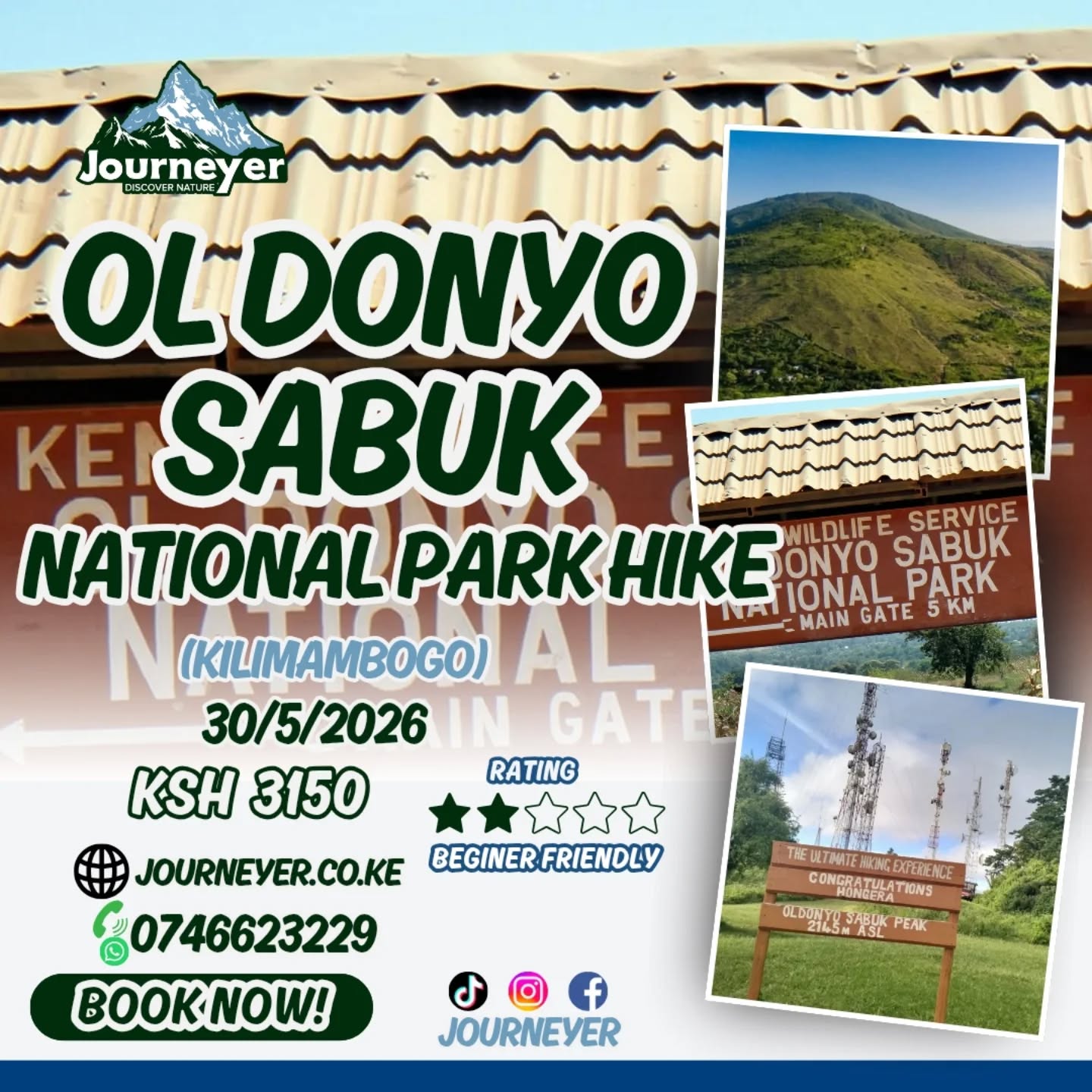  Ol Donyo Sabuk National Park Hike (Kilimambogo)